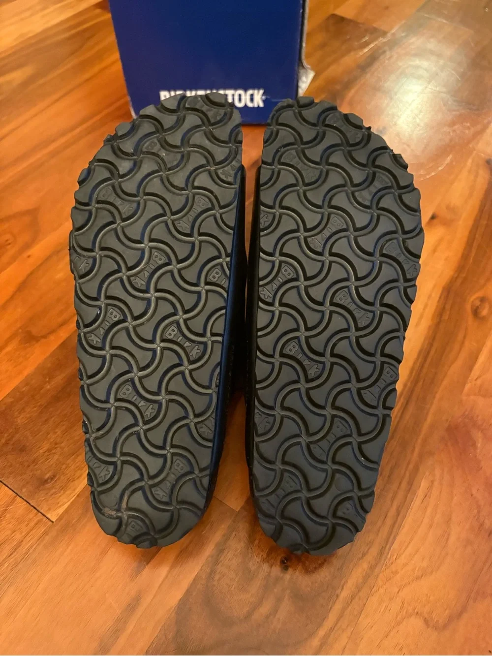 Birkenstock Waterproof Black Arizona Two-Strap Sandals, NEW